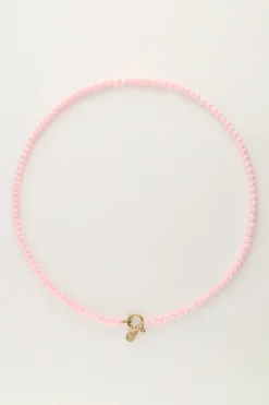 Licht Roze Kralenketting Met Slotje