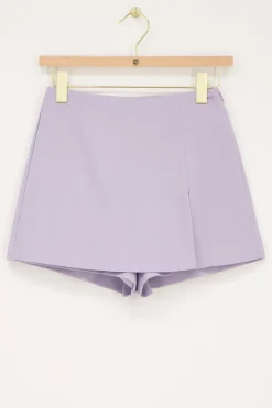 Lila Skort Met Mini Split