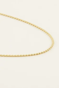 Middellange Ketting Met Platte Schakel
