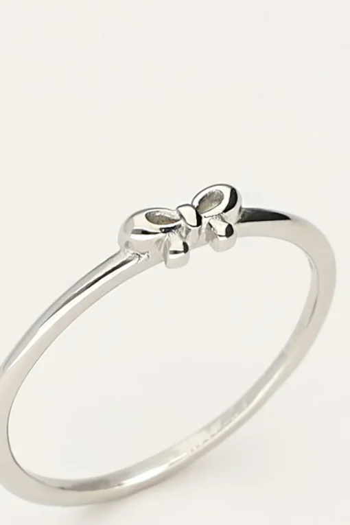 Minimalistische Ring Met Strik