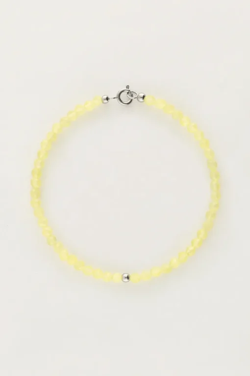 Ocean Armband Met Kleine Kraaltjes Geel
