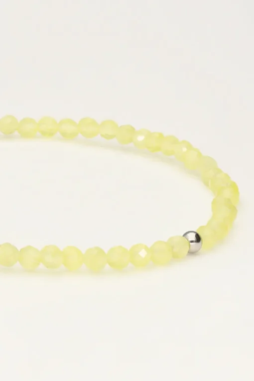 Ocean Armband Met Kleine Kraaltjes Geel