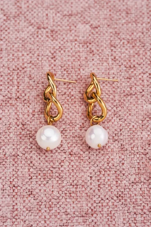 Oorhangers Schakel & Parel