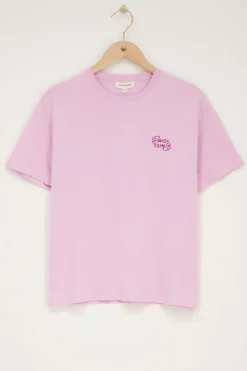 Paars T-shirt ''Paris Paris''