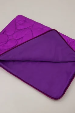 Paarse Metallic Laptop Hoes Met Hartjes Patroon
