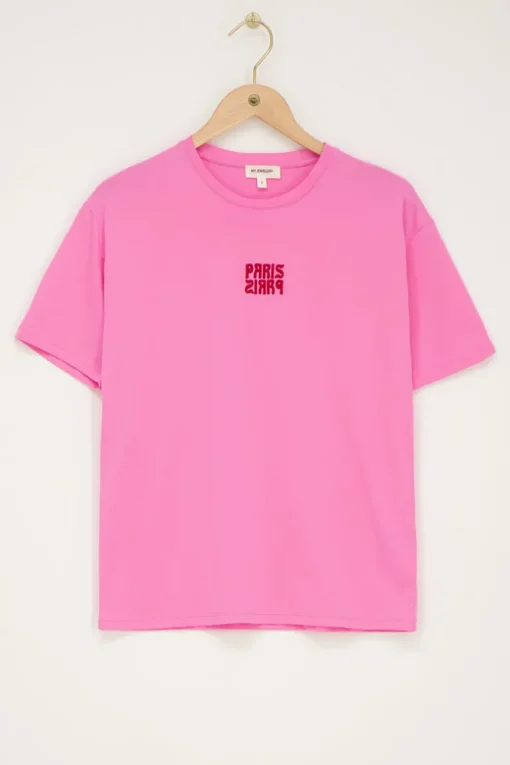 Roze T-shirt "Paris Paris"