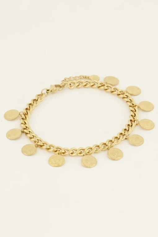 Schakelarmband Met Muntjes