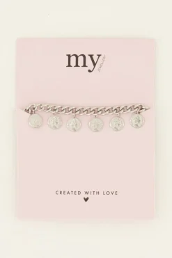 Schakelarmband Met Muntjes