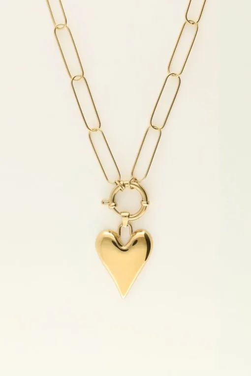 Schakelketting Met Groot Hart Bedel