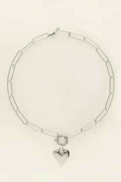 Schakelketting Met Groot Hart Bedel