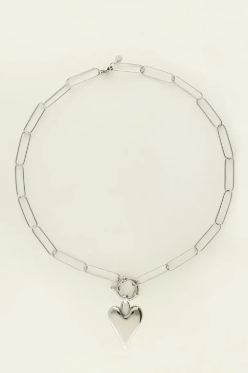 Schakelketting Met Groot Hart Bedel