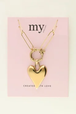 Schakelketting Met Groot Hart Bedel