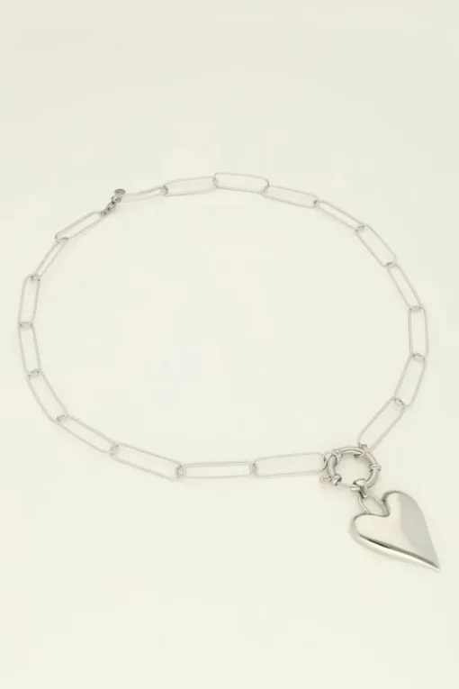 Schakelketting Met Groot Hart Bedel