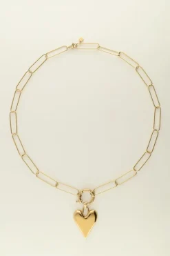 Schakelketting Met Groot Hart Bedel