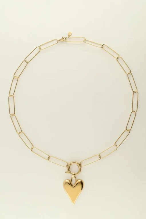 Schakelketting Met Groot Hart Bedel