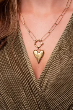 Schakelketting Met Groot Hart Bedel