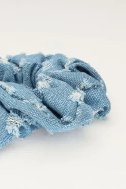 Scrunchie Met Denim Look