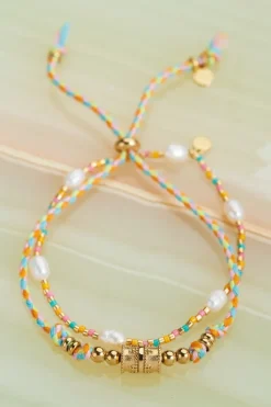 Souvenir Multikleur Armband Set Met Parels
