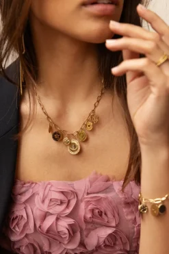Starry Bedel Ketting Met Munten