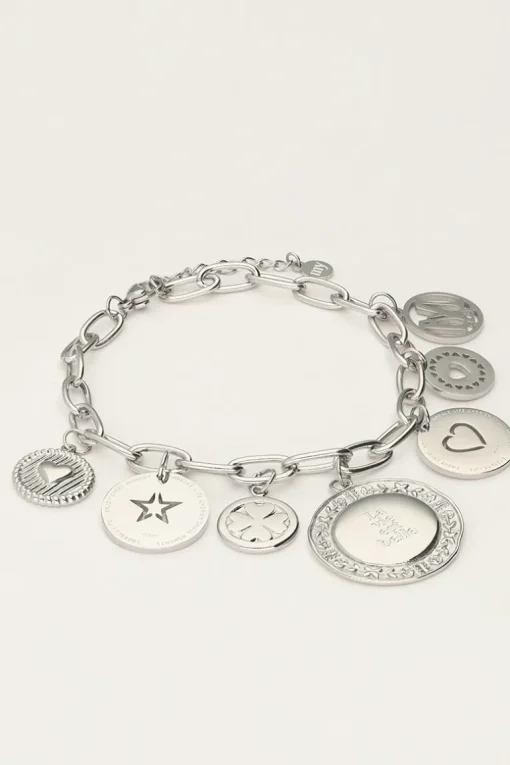 Starry Schakel Armband Met Munten