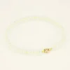 Sunchasers Gouden Ketting Met Groene Glazen Kralen