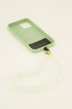 Sunchasers Gouden Ketting Met Groene Glazen Kralen