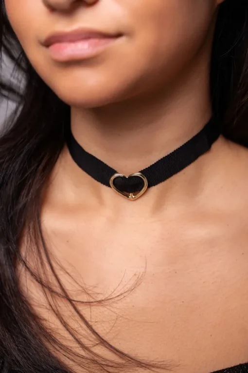 Verstelbare Choker Met Hart