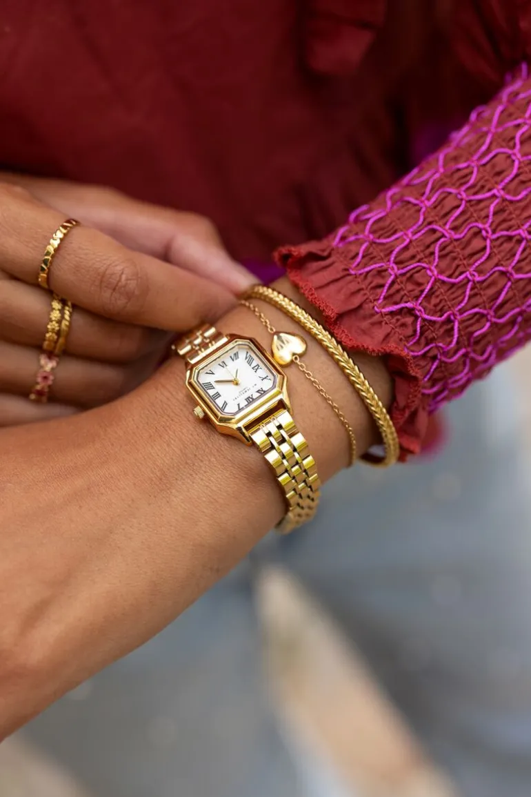 Vintage Horloge Met Schakelband