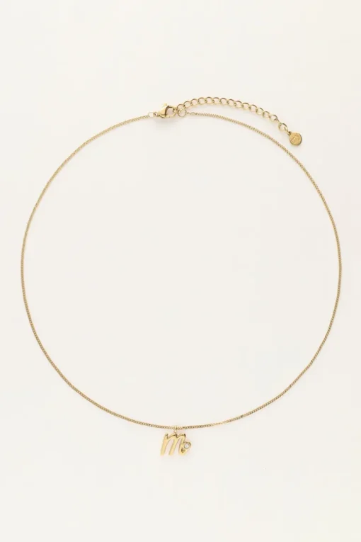 Vintage Ketting Met Initial