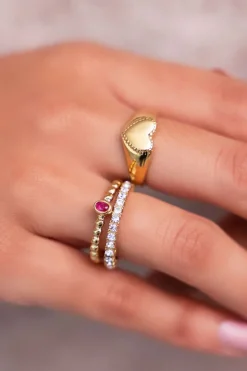 Zegelring Met Hartje