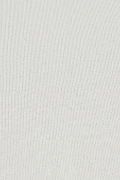 Zilveren Lurex Top Met Korte Mouwen