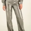 Zilveren Pantalon Metallic