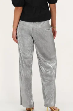 Zilveren Plissé Broek