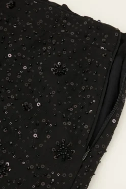 Zwart Short Met Pailletten