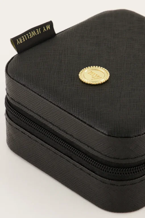 Zwart Vierkant Sieraden Etui