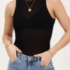 Zwarte Basic Tanktop