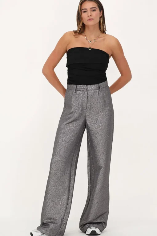 Zwarte Corset Top Gedrapeerd
