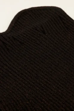 Zwarte Corset Top Met Lurex