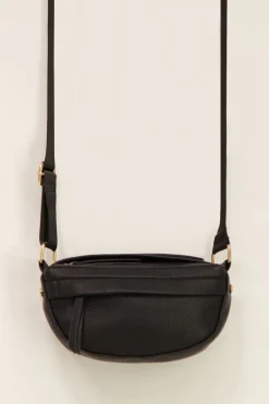 Zwarte Crossbody Tas Met Extra Vak