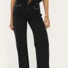 Zwarte Jeans Met Wijde Pijpen & Studs
