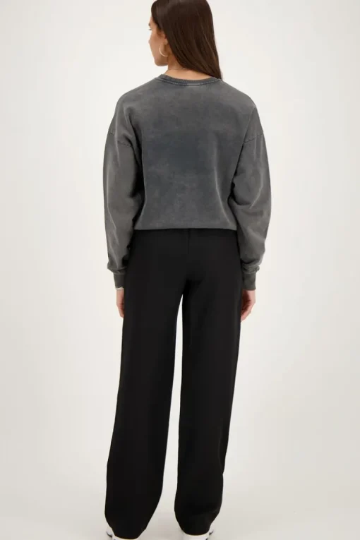 Zwarte Pantalon Met Elastiek