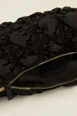 Zwarte Puffer Crossbody Tas