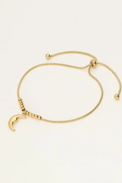 Armband Met Bolletjes En Maantje