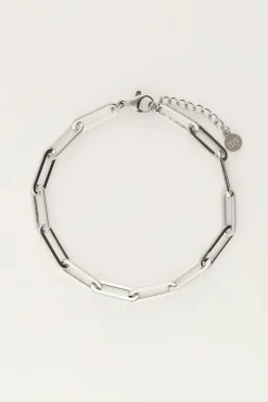Armband Met Grote Vierkante Schakels