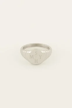 Atelier Zegelring Met Ribbels