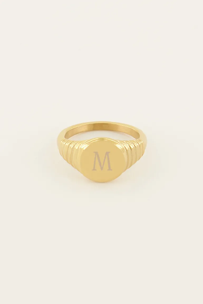 Atelier Zegelring Met Ribbels