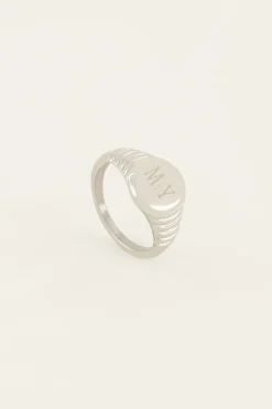 Atelier Zegelring Met Ribbels