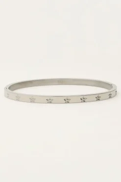 Bangle Met Gegraveerde Sterretjes