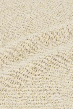 Beige Muscle Top Met Lurex