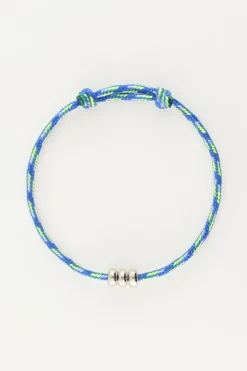 Blauwe Armband Mini Met Bolletjes